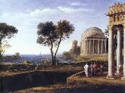 Claude Lorrain, Landscape with Aeneas at Delos